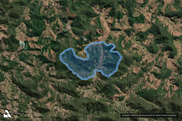 Imagem de satélite de FAZENDA SANTO ANTÔNIO - Parcela 1 em Senhora do Porto - MG