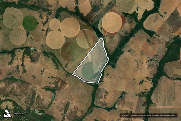 Imagem de satélite de FAZENDA SÃO JUDAS TADEU - Parte 1 em Matrinchã - GO