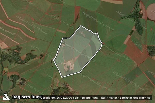 Imagem de satélite de FAZENDA SANTA TEREZINHA - PARTE 1 em Guará - SP