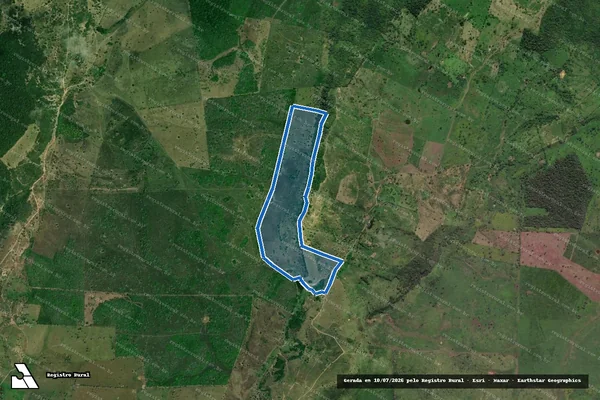 Imagem de satélite de FAZENDA SERRA D?ÁGUA - FAZENDA SERRA D?ÁGUA em Teodoro Sampaio - BA