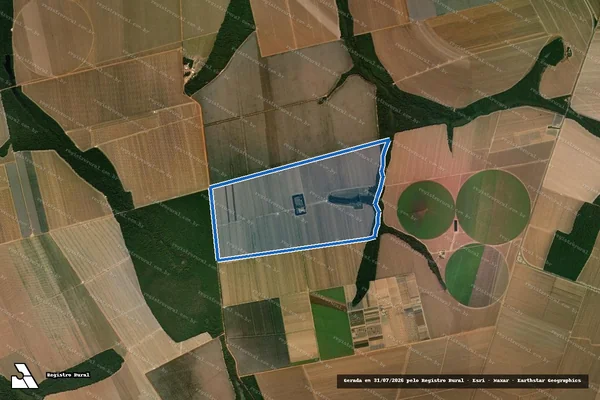 Imagem de satélite de FAZENDA NOVO MILÊNIO / MATR. 10.875 em Sorriso - MT