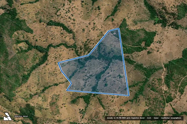 Imagem de satélite de FAZENDA BOA ESPERANÇA - PARTE 1 em Presidente Kennedy - TO