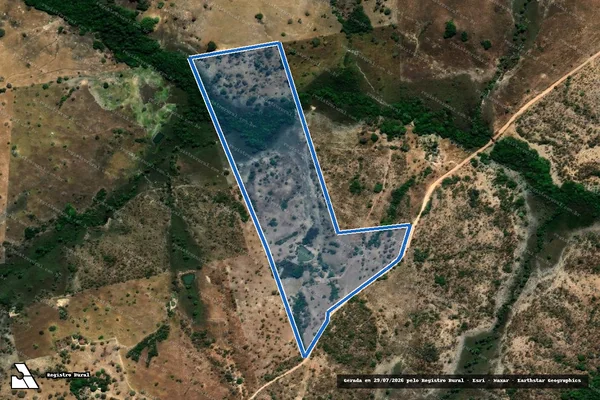Imagem de satélite de FAZENDA PEQUI DO CAMPO, ÁGUA FRIA E CAIÇARA - Parte 20 em Faina - GO
