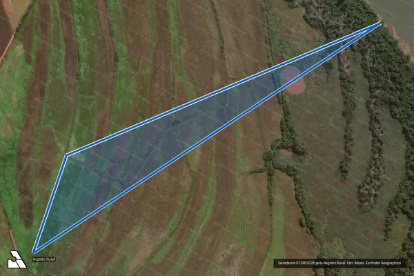 Imagem de satélite de Fazenda Bela Vista I - Gleba B em Cachoeira do Sul - RS