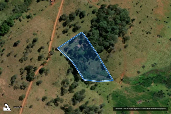 Imagem de satélite de Fazenda da Venda, lugar denominado Córrego do Arroz - PARTE 1 em São Gotardo - MG