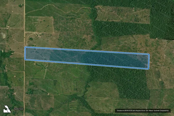 Imagem de satélite de FAZENDA JOANA D ARC - Parte 1 em Goianésia do Pará - PA