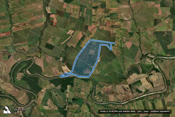Imagem de satélite de Fazenda Terra Forte - A em Santa Mônica - PR