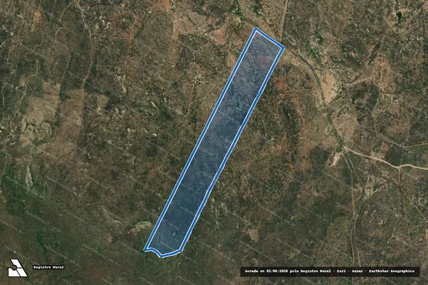 Imagem de satélite de Fazenda São João dos Campos - Parte 01 em Jataúba - PE