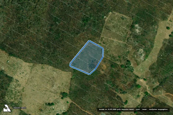 Imagem de satélite de SITIO BAIÃO ? LOTE 0184 - Parte 1 em Pereiro - CE