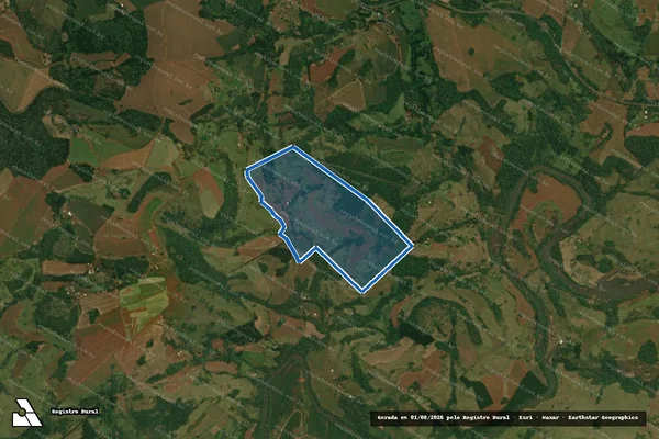 Imagem de satélite de IMOVEL CANTAGALO - Parte 1 em Cantagalo - PR