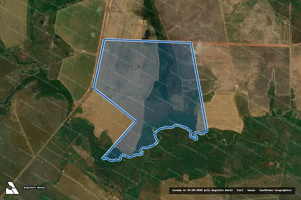 Imagem de satélite de FAZENDA PIRAGUASSÚ VII - Parte 1 em Porto Alegre do Norte - MT