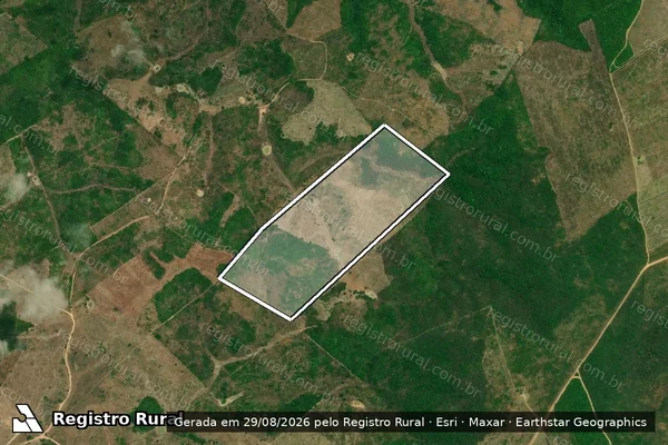 Imagem de satélite de P.A AGUA FRIA / LOTE 55 / FAZENDA TALISMA