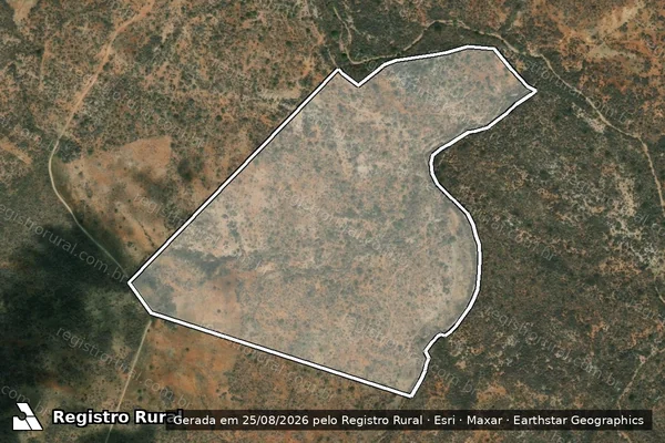 Imagem de satélite de FAZENDA OLHO D´ÁGUA DO BADALO - PARCELA 6 em São João do Cariri - PB