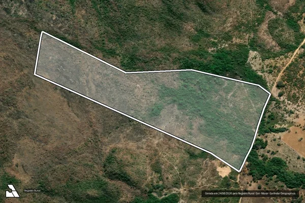 Imagem de satélite de FAZENDA BARRA DAS LAVRAS - Parte 1 em Augusto de Lima - MG