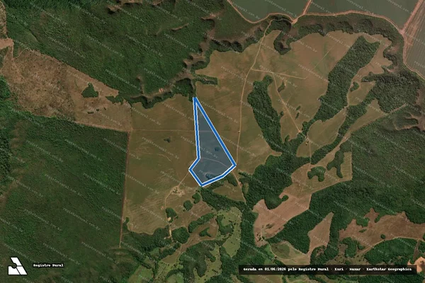 Imagem de satélite de Fazenda Egenho Velho - Fazenda Egenho Velho em Dom Aquino - MT