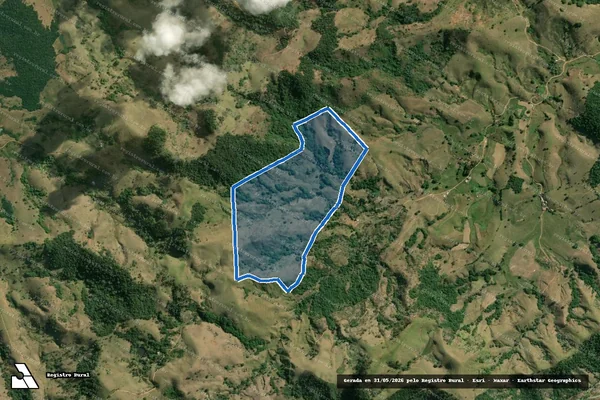 Imagem de satélite de FAZENDA BOA VISTA E BOM RETIRO - Parte 1 em Argirita - MG