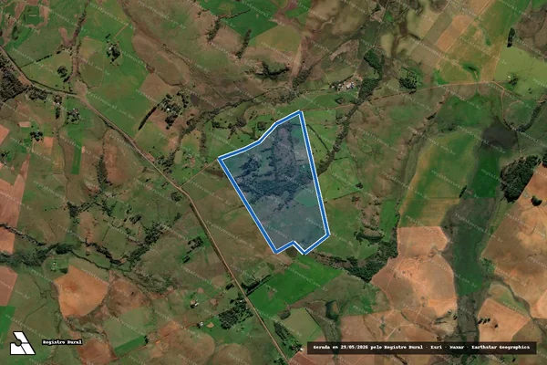 Imagem de satélite de Fazenda Santo Onofre - jarba 2 em Alegrete - RS