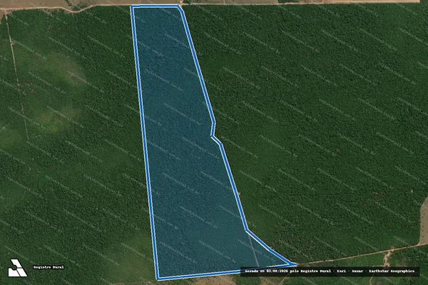 Imagem de satélite de FAZENDA MANDURI - B ?I?  - FAZENDA MANDURI - B ?I? em Juara - MT