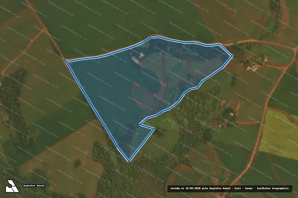 Imagem de satélite de Rancho Waldir - GLEBA B em Colorado - RS
