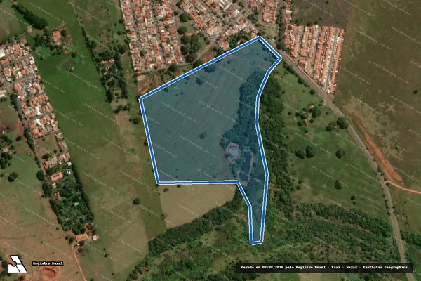 Imagem de satélite de Estancia Haras das Minas - Parcela 1 em Rancharia - SP