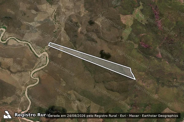 Imagem de satélite de FAZENDA ITINGUINHA  - Parcela 02 em Itinga - MG