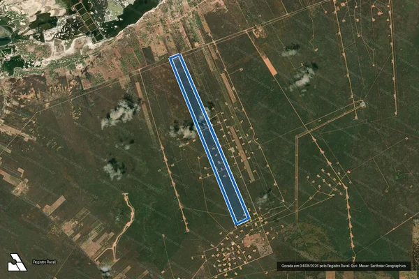 Imagem de satélite de UIRAPURU - Parte 3 em Areia Branca - RN