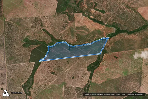Imagem de satélite de Fazenda Aurora - Fazenda Aurora ? Área Desmembrada em Serranópolis - GO