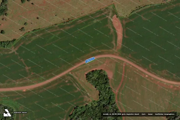 Imagem de satélite de ESTRADA DA FAZENDA SÃO MARTINHO - Parte 1 em Honório Serpa - PR
