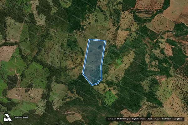 Imagem de satélite de Fazenda Santa Laura - Parte 1 em Corguinho - MS