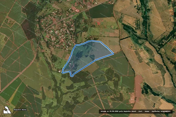 Imagem de satélite de Terra Mata Agropecuária - PARTE 1 em Uberaba - MG
