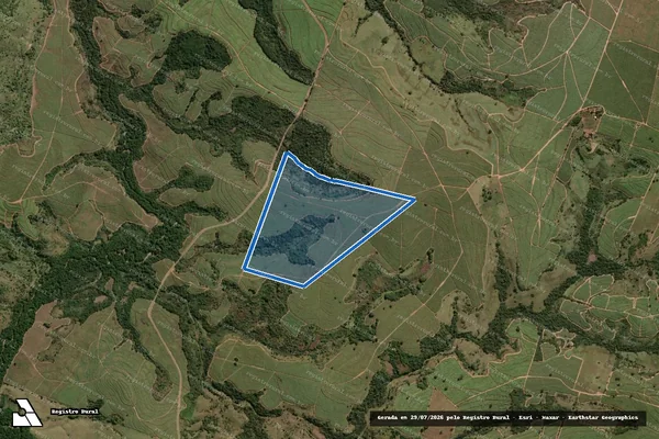 Imagem de satélite de Fazenda Tangarà - Parcela 1 em Caiabu - SP