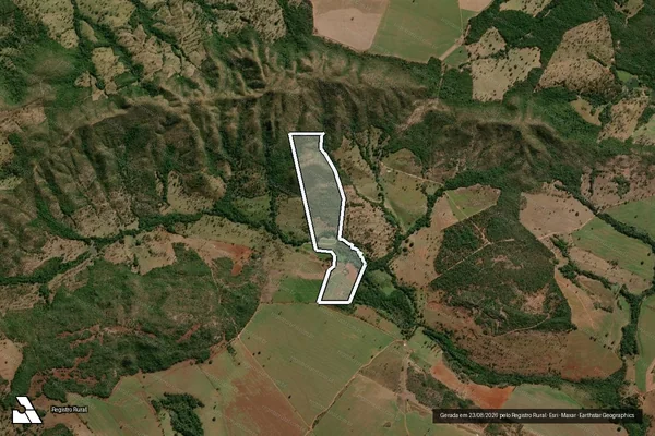 Imagem de satélite de FAZENDA PARAÍSO - Parte 6 em Mairipotaba - GO