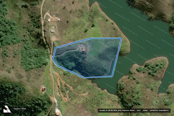 Imagem de satélite de Sítio São João - GLEBA A5 em Jacareí - SP