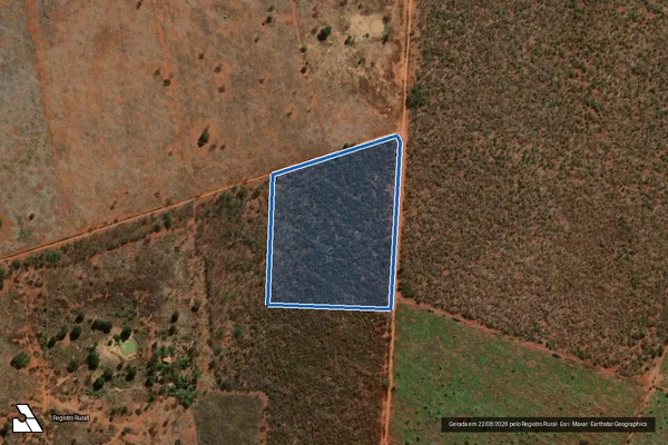 Imagem de satélite de Fazenda Santa Fé - Parte 2 em Janaúba - MG