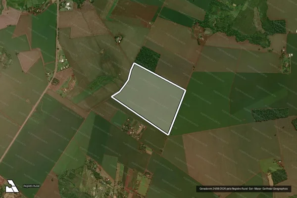 Imagem de satélite de Fazenda Cristal - Parte 1 em Itaporã - MS