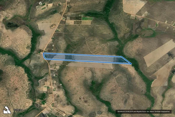 Imagem de satélite de LOTE 165 ? P.A. NOVA AMAZÔNIA I - Parte 1 em Boa Vista - RR
