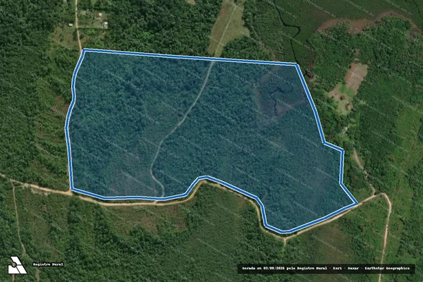 Imagem de satélite de Fazenda Bloco Estaleiro em Guaratuba - PR
