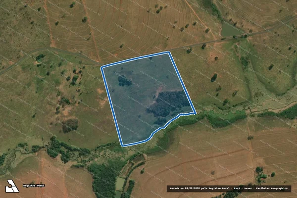Imagem de satélite de Sítio São José - Parte 1 em Pontes Gestal - SP