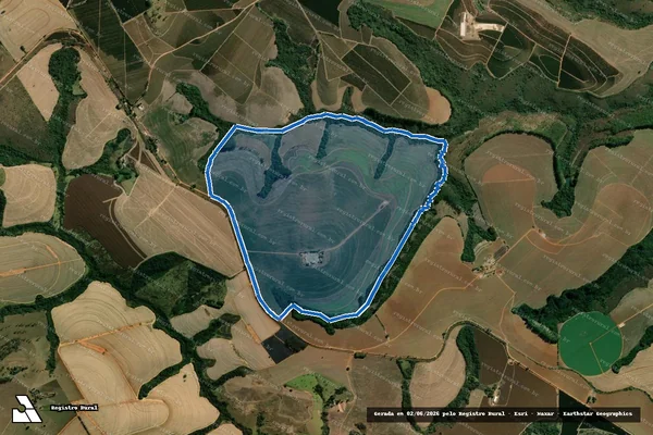 Imagem de satélite de Fazenda Galicia - Fazenda Galícia em Perdizes - MG