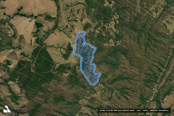 Imagem de satélite de FAZENDA FUNDÃO - Parte 1 em Cristianópolis - GO