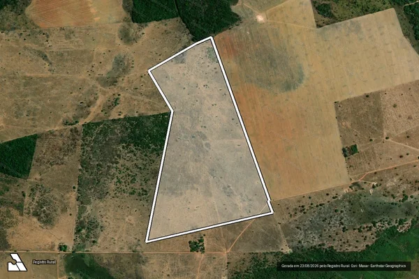Imagem de satélite de LOTE 168- PROJETO DE ASSENTAMENTO SÃO JOSÉ DA VILA RICA / 001