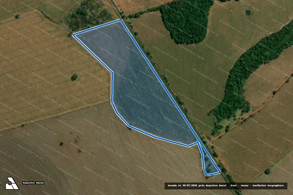 Imagem de satélite de Fazenda Troncos - PARCELA 02 em Grupiara - MG