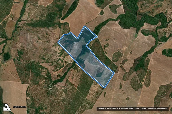 Imagem de satélite de LOTE GT88 - 001 em Guaraí - TO