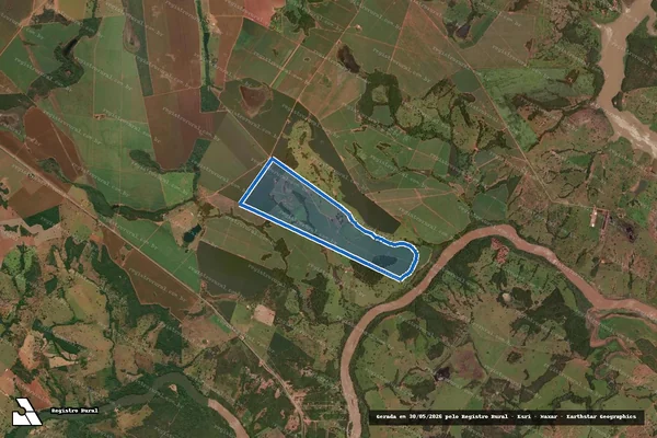 Imagem de satélite de Fazenda Barroso ou Engenho Barroso / PARTE 2 em Uruaçu - GO