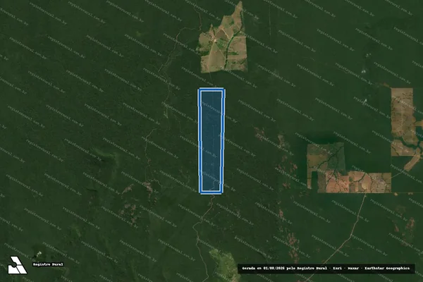 Imagem de satélite de Fazenda Madeirinha II - Fazenda Madeirinha II em Colniza - MT