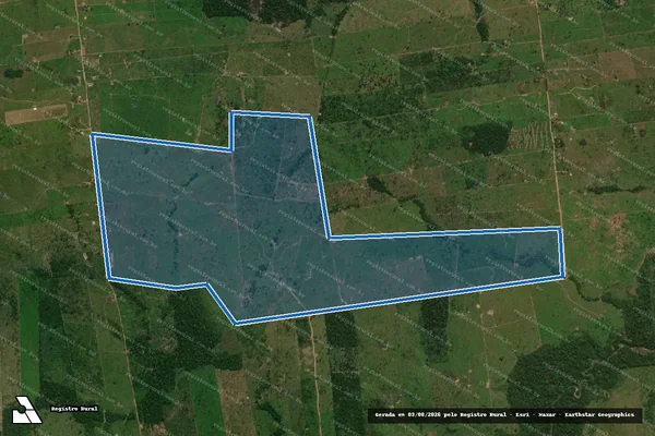 Imagem de satélite de SITIO PEDRA AZUL-GLEBA CAPIVARI