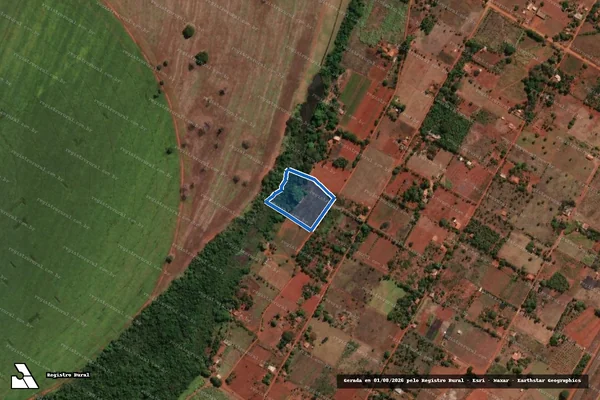 Imagem de satélite de FAZENDA SANTA LUZIA - Lote165-A em Paranaiguara - GO