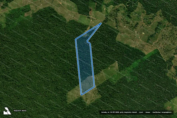 Imagem de satélite de Lote 105 ? Gleba Itaúba - Lote 105 ? Gleba Itaúba em Manoel Urbano - AC