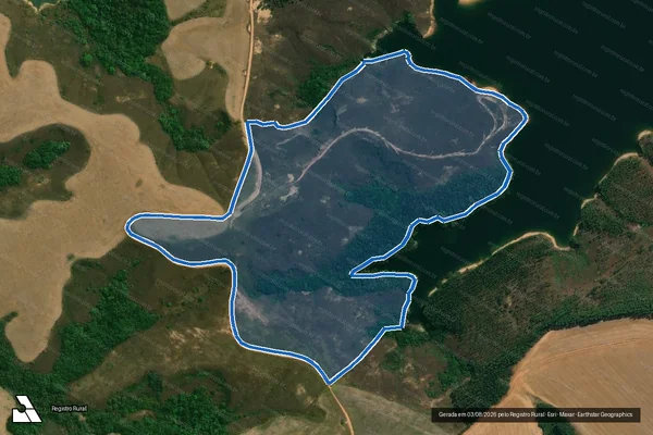 Imagem de satélite de LAGO REAL - PARCELA 01 em Itutinga - MG