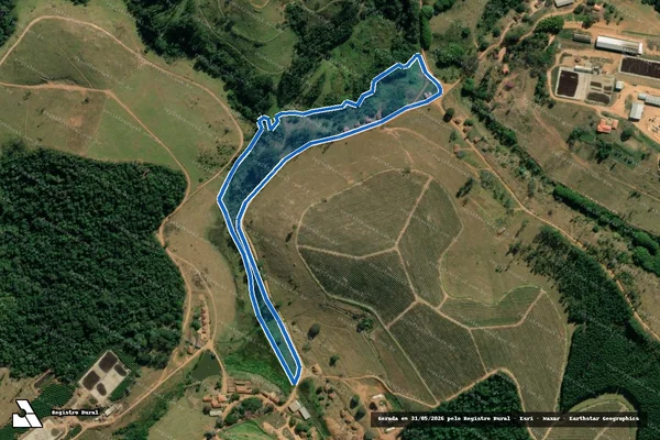 Imagem de satélite de Fazenda Santa Cruz em Caconde - SP